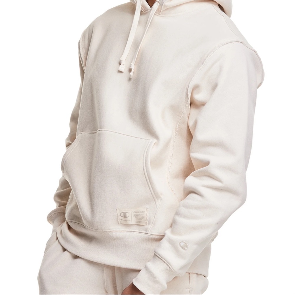 NATURAL STATE REVERSE WEAVE HOODIE